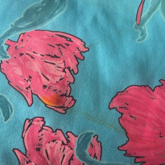 Men's Lined Swim Trunks 2-in-1 Swim Suit | Medium | Floral Pattern | 30 - 32 - Picture 5 of 7